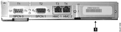 Service processor card VHDM EMC cover